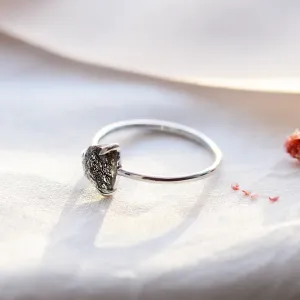 Minimalistický prsten s rutilovým křišťálem TRIGLAV Thumbnail