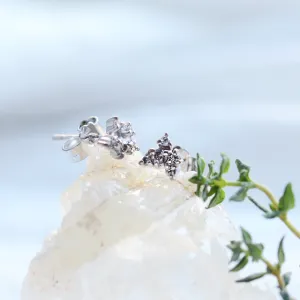 Zlaté náušnice se salt'n'pepper diamanty CRUX Thumbnail