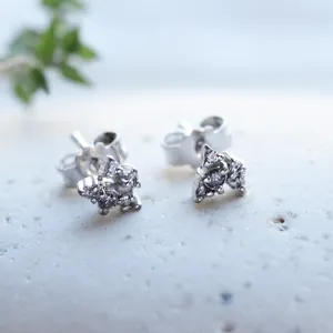 Zlaté náušnice se salt'n'pepper diamanty CRUX Thumbnail