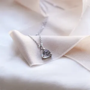 Minimalistický náhrdelník s rutilovým křišťálem TRIANGLE Thumbnail