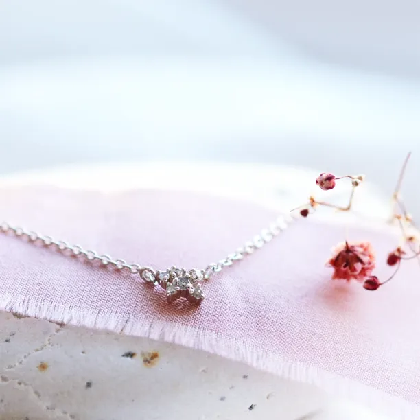 Minimalistický náhrdelník v cluster stylu CLAIRE Image