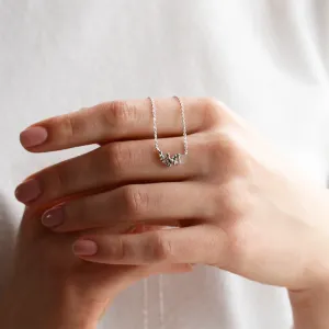 Zlatý cluster náhrdelník se salt'n'pepper diamanty CLARISA  Thumbnail