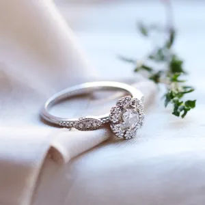 Zlatý vintage prsten s diamanty CALYPSO Thumbnail