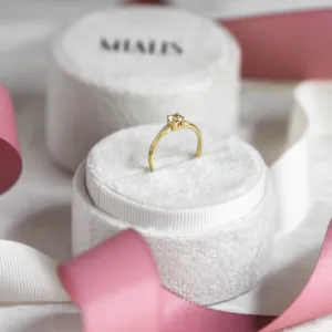 Unusual engagement ring with morganite MORGI Thumbnail