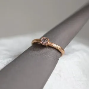 Unusual engagement ring with morganite MORGI Thumbnail