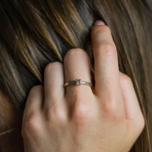 Unusual engagement ring with morganite MORGI Thumbnail