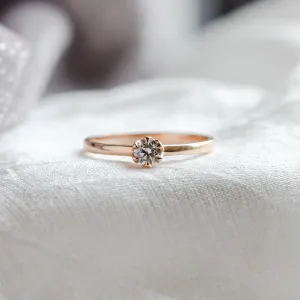 Engagement diamond ring 0.25ct FISKO Thumbnail