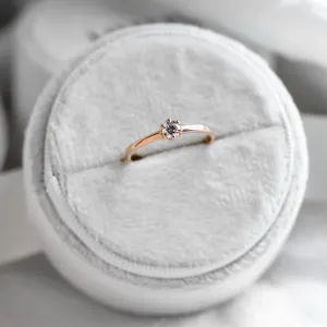 Engagement diamond ring 0.25ct FISKO Thumbnail