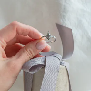 Netradiční zásnubní prsten se salt and pepper diamanty FRECCIA Thumbnail