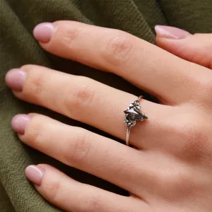 Netradiční prsten s diamanty salt'n'pepper MANSUETO Thumbnail