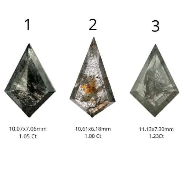 Netradiční prsten s diamanty salt'n'pepper MANSUETO Image