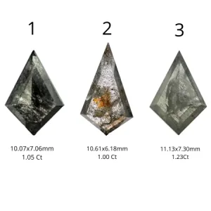 Netradiční prsten s diamanty salt'n'pepper MANSUETO Thumbnail