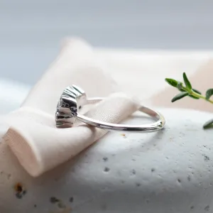 Zlatý cluster prsten se salt and pepper diamanty SEVERINOS Thumbnail