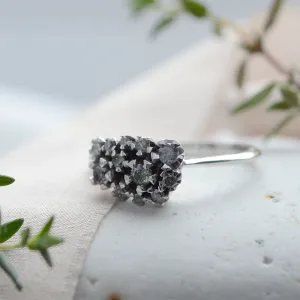 Zlatý cluster prsten se salt and pepper diamanty SEVERINOS Thumbnail