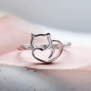 Stříbrný prsten s kočkou PUSHEEN Thumbnail