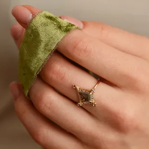 Avantgardní prsten se salt'n'pepper diamanty ORNETTE Thumbnail