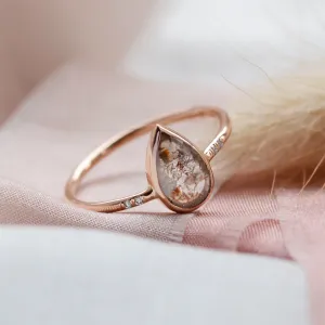 Originální zásnubní prsten se salt'n'pepper diamantem MARANZA Thumbnail