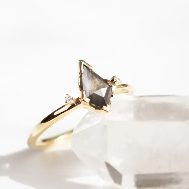 Zásnubní prsten se salt'n'pepper diamantem SALLYX Image