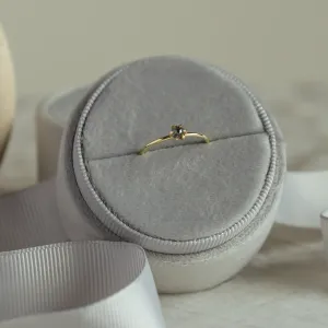 Minimalistický prsten se salt and pepper diamantem ELLAX Thumbnail