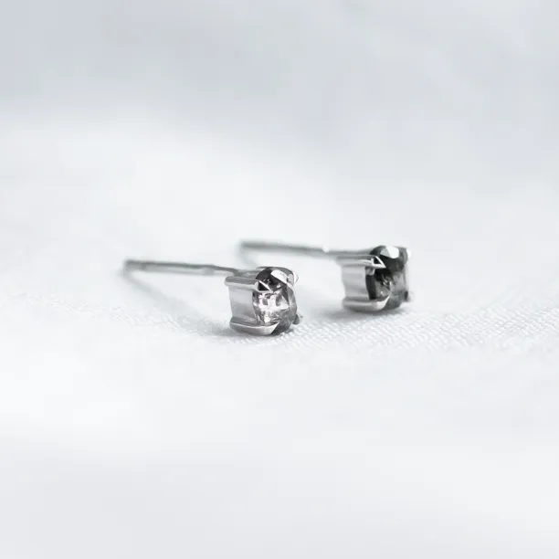 Napichovací náušnice se salt and pepper diamanty STELLAR Image