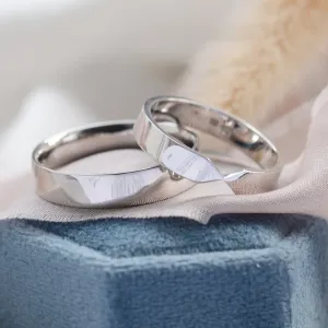 Zlaté snubní prsteny se zúženým středem TAPPI Thumbnail