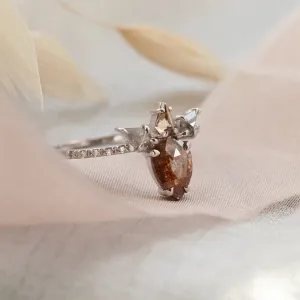 Originální zlatý prsten se salt'n'pepper diamanty CROWNIAS Thumbnail