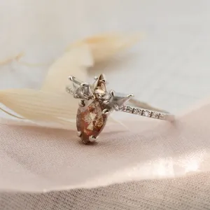 Originální zlatý prsten se salt'n'pepper diamanty CROWNIAS Thumbnail