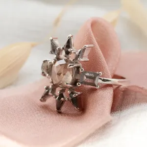 Luxusní zlatý prsten se salt'n'pepper diamanty AURORA Thumbnail