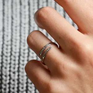 Zlatý spirálovitý prsten se jménem dítěte MATTEO Thumbnail