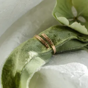 Zlatý spirálovitý prsten se jménem dítěte MATTEO Thumbnail