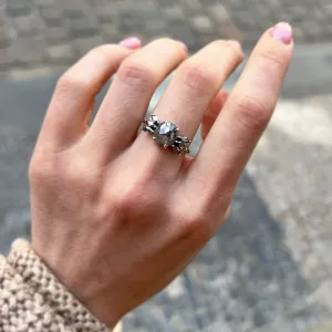 Originální prsten se salt'n'pepper diamanty GIUSTINA Thumbnail