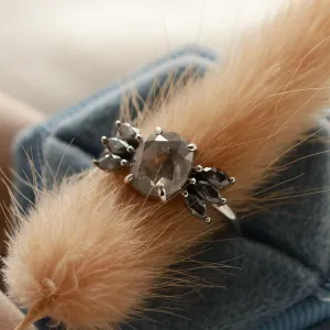 Originální prsten se salt'n'pepper diamanty GIUSTINA Thumbnail