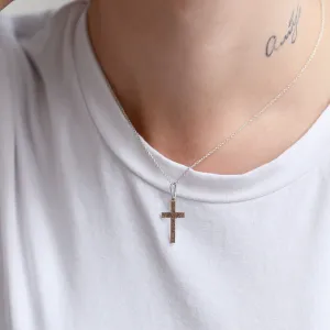 Stříbrný přívěsek ve tvaru kříže MARIANA Thumbnail