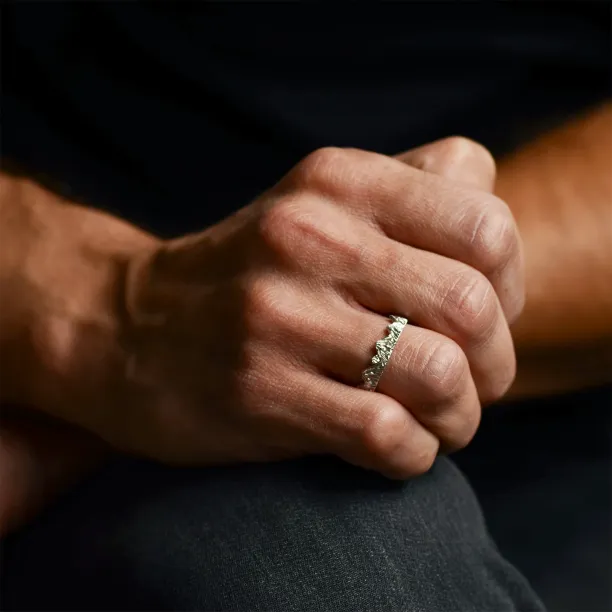 Netradiční snubní prsteny s motivem hor DOLOMITY Image