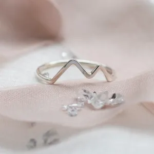 Mountain minimalist ring ALPY Thumbnail