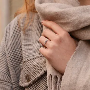 Gold cluster ring and matt ring for men ROMANZA Thumbnail