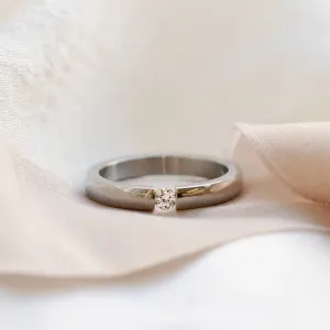 Gold diamond tension ring NOVIK Thumbnail