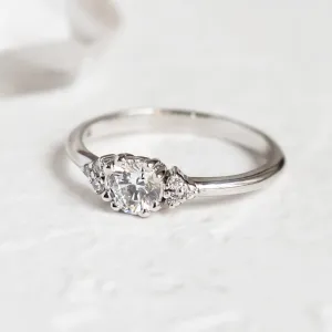 Gold engagement ring with diamonds MONYS Thumbnail
