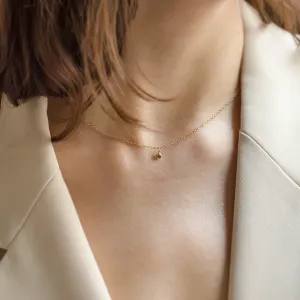 Zlatý bezel přívěsek se salt´n´pepper diamantem ISLEEN Thumbnail