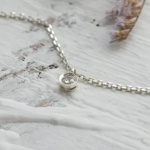 Zlatý bezel přívěsek se salt´n´pepper diamantem ISLEEN Thumbnail