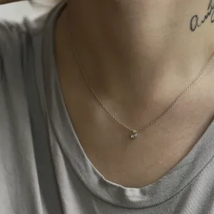 Zlatý bezel přívěsek se salt´n´pepper diamantem ISLEEN Thumbnail