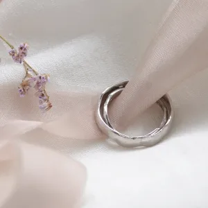 Atypické snubní prsteny se zaobleným povrchem ORGANICA Thumbnail