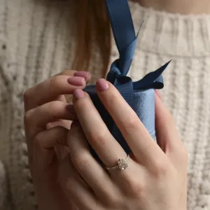 Zlatý vintage prsten se salt and pepper diamantem EIMMEAR Thumbnail