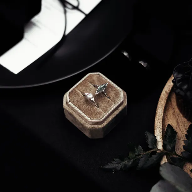 Prsten s kite mechovým achátem FINOLA Image