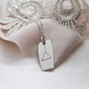 Zlatý přívěsek s gravírováním WAKEBOARD Thumbnail