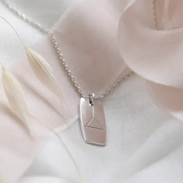 Stříbrný přívěsek s gravírem GEOMETRY Image