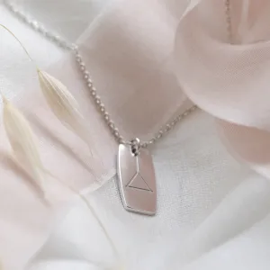 Stříbrný přívěsek s gravírem GEOMETRY Thumbnail