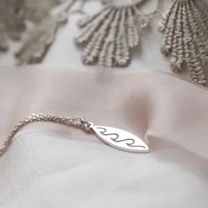 Stříbrný přívěsek s gravírem vln ALOHA Thumbnail