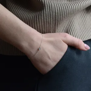 Zlatý náramek se salt and pepper diamantem XSANA Thumbnail