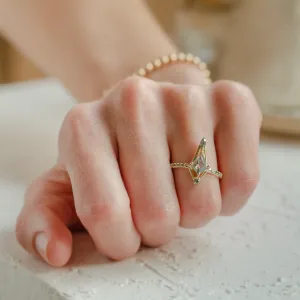 Extravagantní prsten se salt and pepper diamanty SANIA Thumbnail